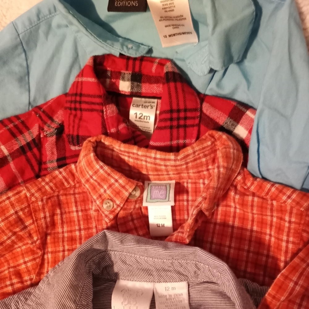 12 month button ups